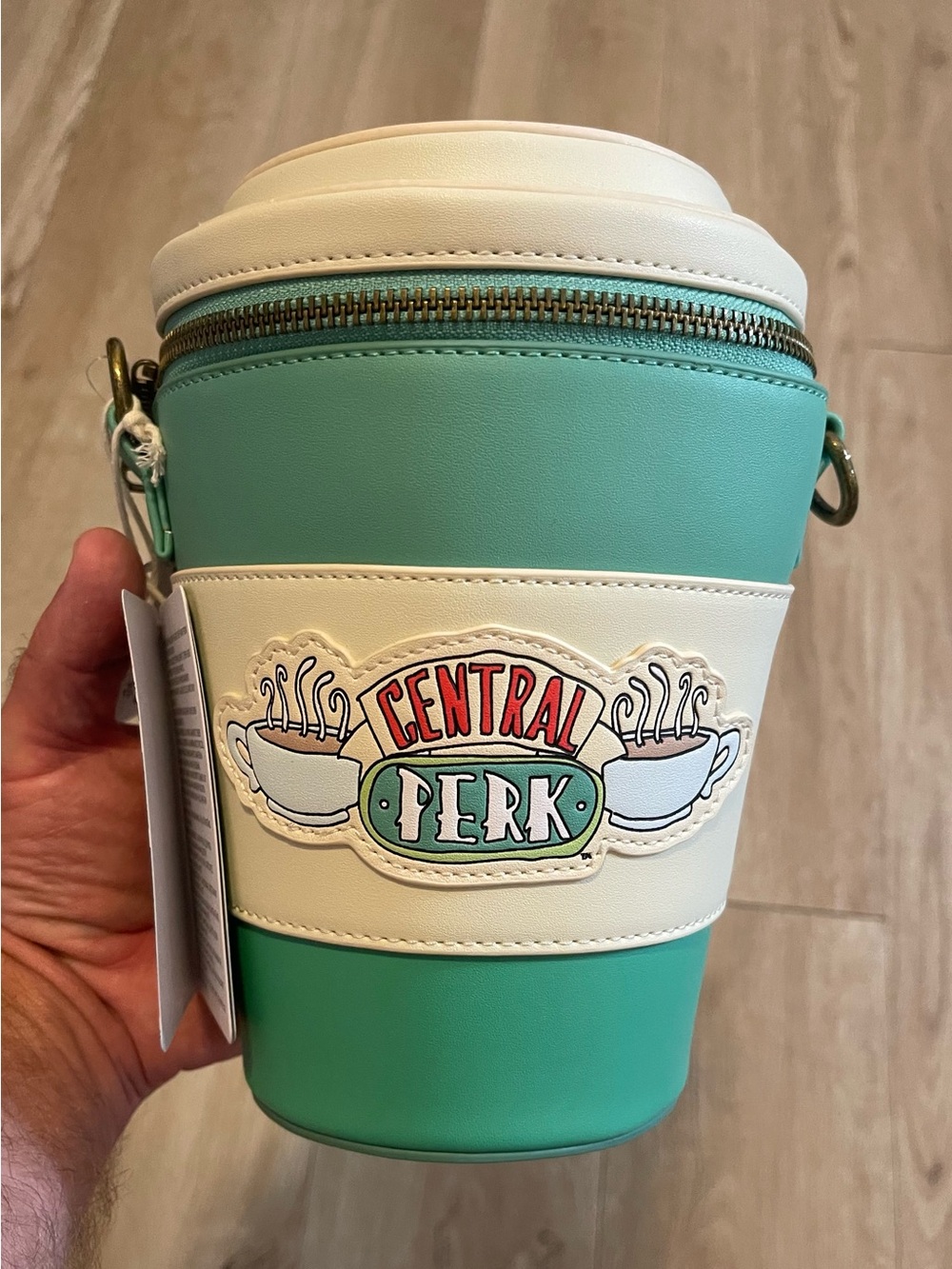 Friends Central Perk Coffee Cup Crossbody Bag Purse